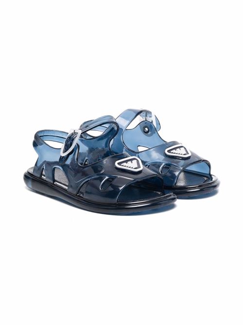 Sandalo bambino con applicazione logo EMPORIO ARMANI KIDS | XMPS02XOZ1201103